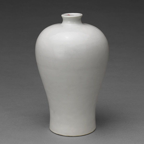 Vase with lotus scrolls