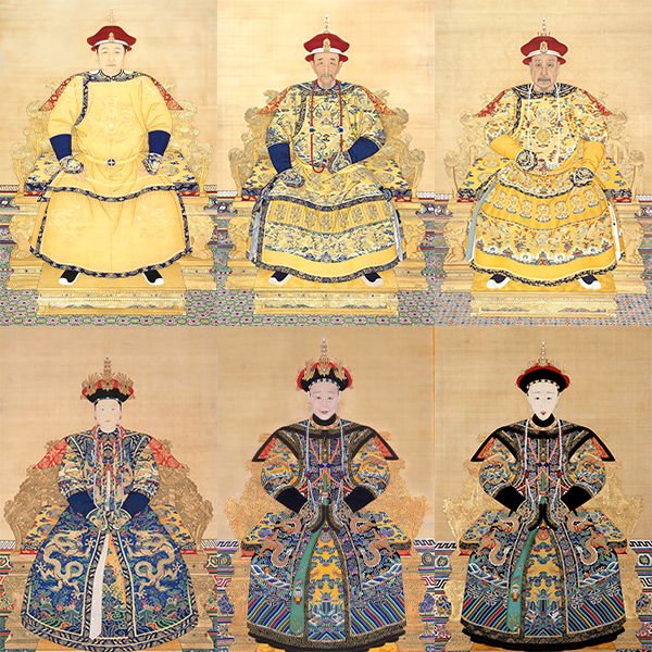 Portraits of Qing Emperors and Empresses