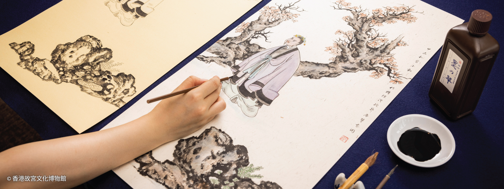 “The Hong Kong Jockey Club Series: Stories Untold — Figure Paintings of the Ming Dynasty from the Palace Museum” Exhibition Workshop: Chinese Painting Masterclass